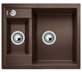 Мойка врезная  GRANMILL прямоугольная №28 белая 600*500мм двухчашевая