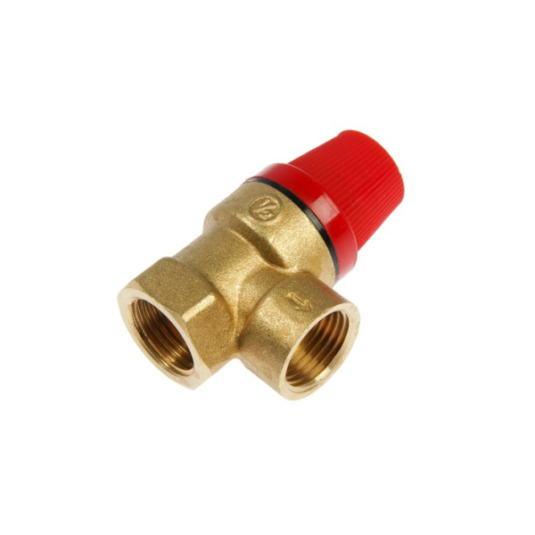 Клапан предохранительный мембранный TIM BL22FF-K-6, 1/2 вн., 6 bar, латунь