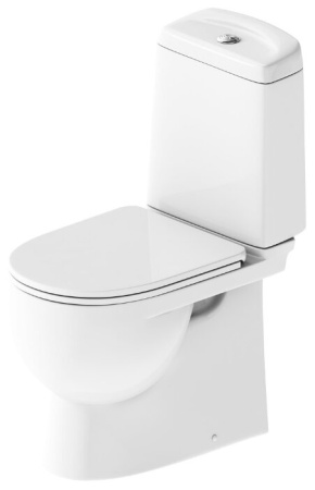 Унитаз подвесной SANITA LUXE Best SL DM горизонтальный выпуск, сиденье дюропласт   — купить сантехнику в Кургане, цены в интернет-каталоге инженерного центра КЛЕВЕР