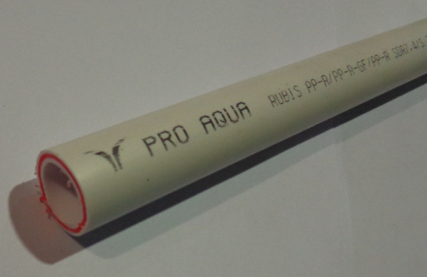 Труба PP-R PRO AQUA RUBIS 50х6,9 стекловолокно SDR 7,4 